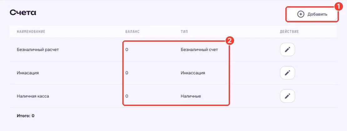 Счета